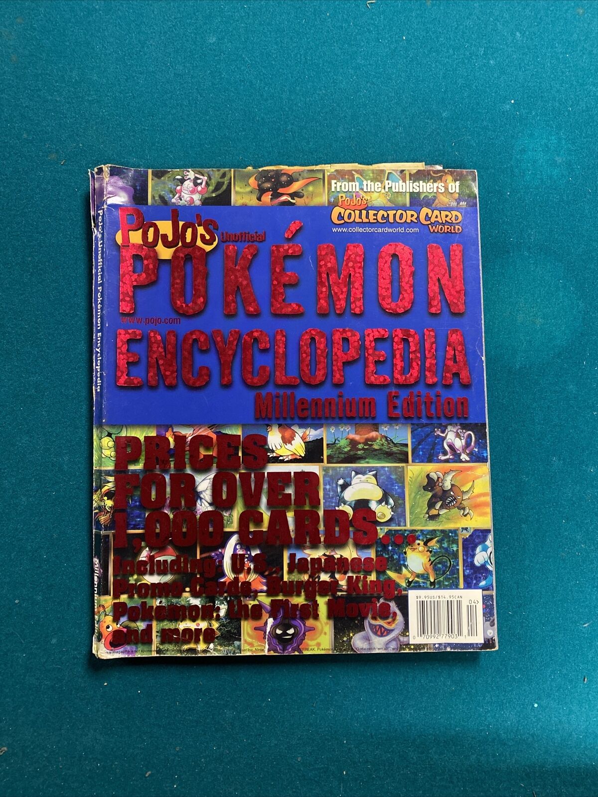 Pojo's Pokemon Encyclopedia Guide Book Millennium Edition In Bag/board Nice