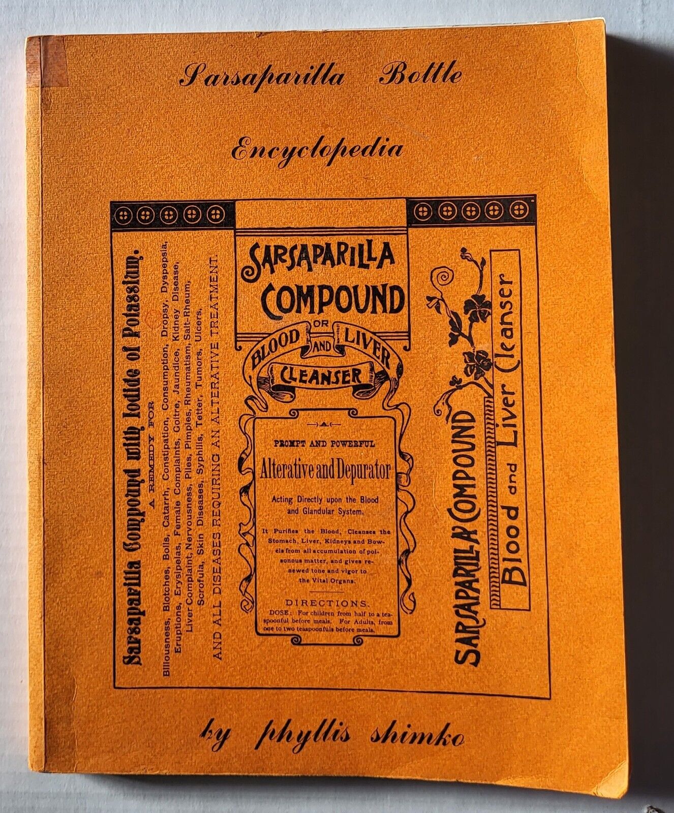 1969 Sarsaparilla Bottle Encyclopedia Collector Price Guide Book